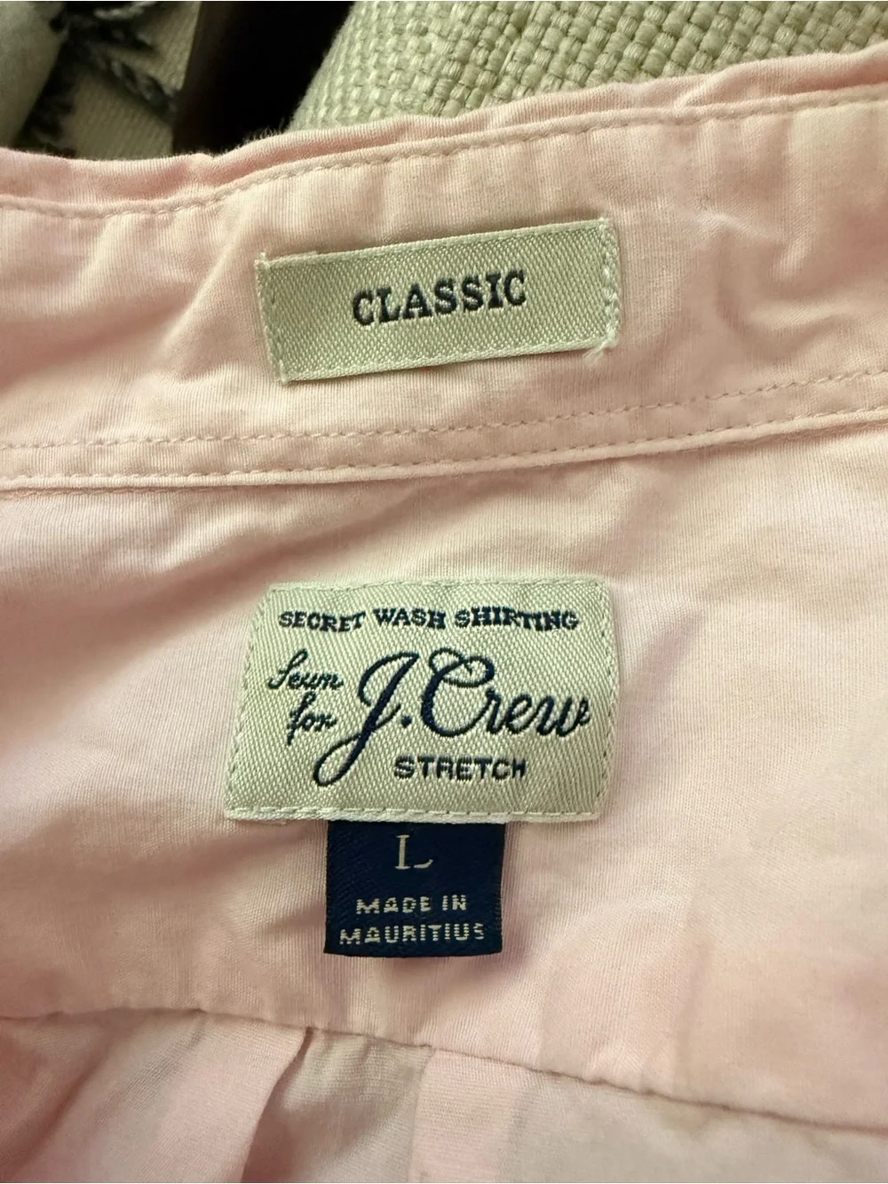 J. Crew Light Pink Button-Down Shirt